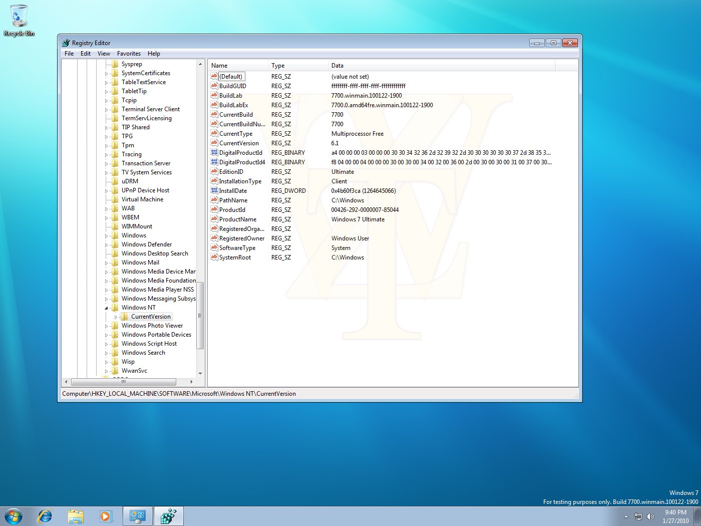 Windows 7700. Windows 7 build 7700. Windows 8 build 7700. Windows 7 Beta build 7000. Windows 7 release-to-Manufacturing (RTM).