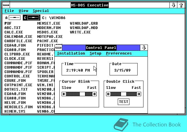 Microsoft Windows 2.x, 2.11 for 386 - The Collection Book