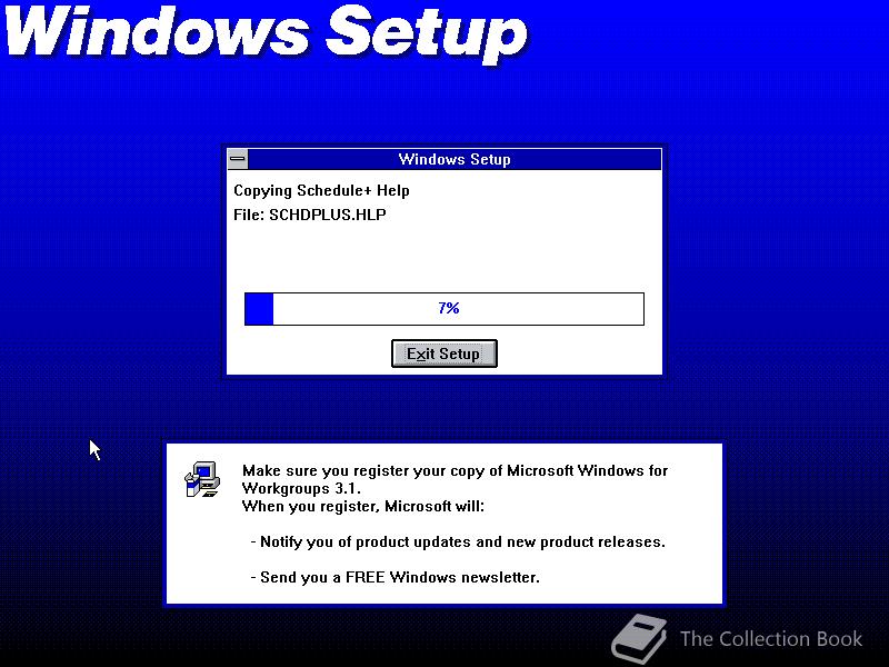 Microsoft Windows for Workgroups 3.1, 3.1.027 - The Collection Book