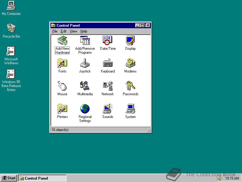 Microsoft Windows 95, 4.00.435 - The Collection Book