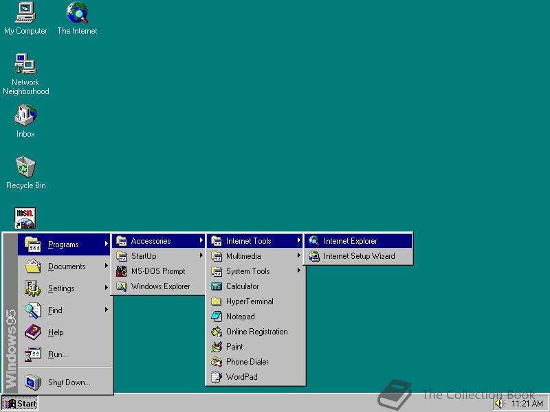 Microsoft Windows 95, 4.00.950a - The Collection Book