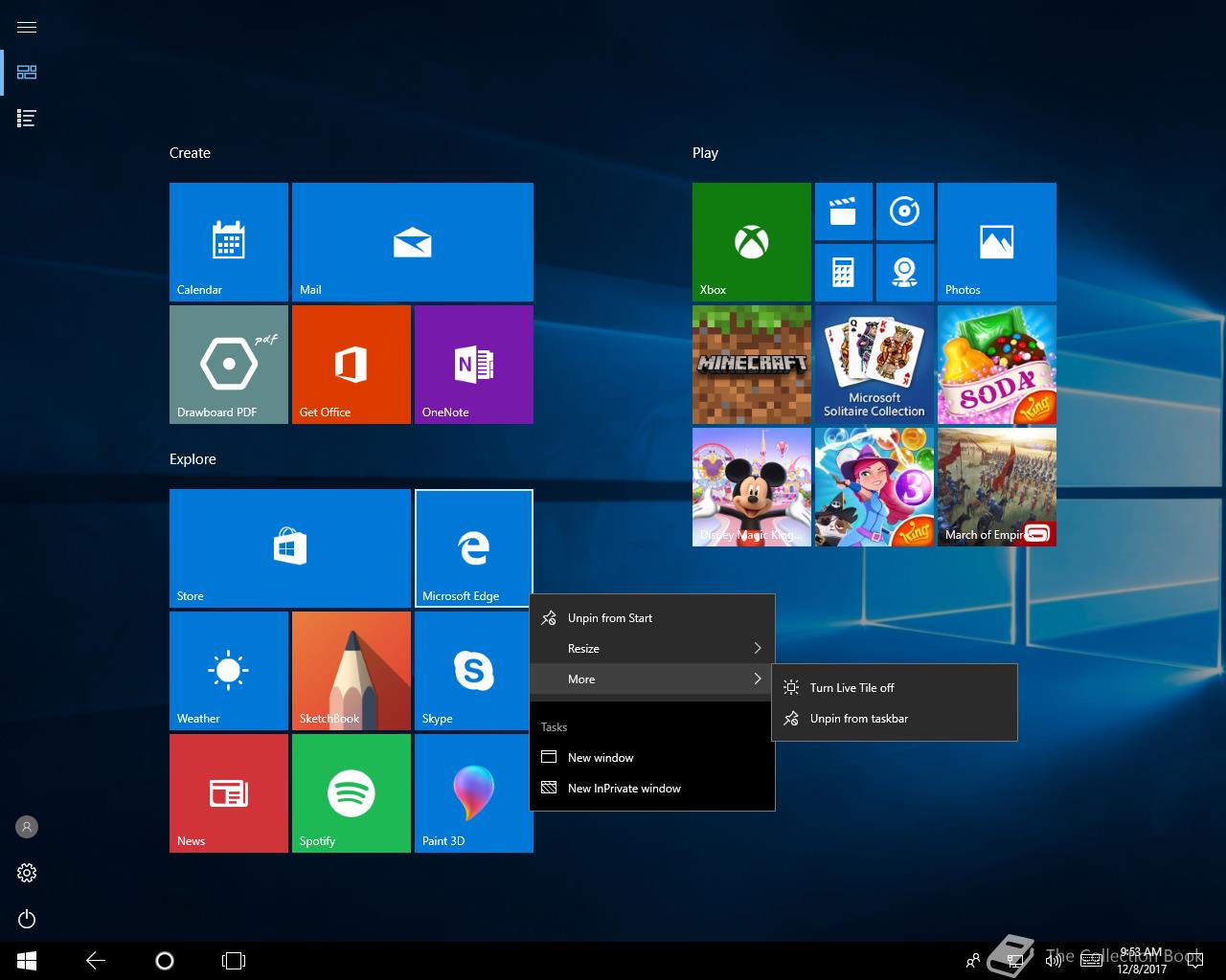 Windows 1.0 Desktop View