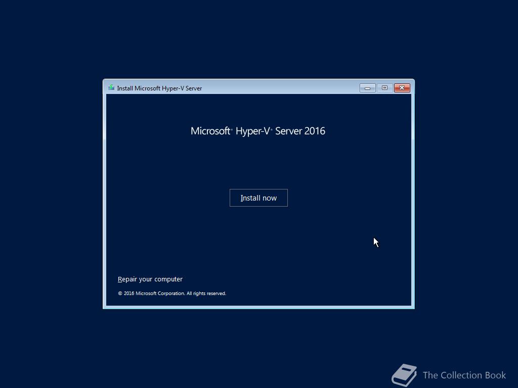 Microsoft Windows Hyper-V Server 2016, 10.0.14393.1884 - The Collection ...
