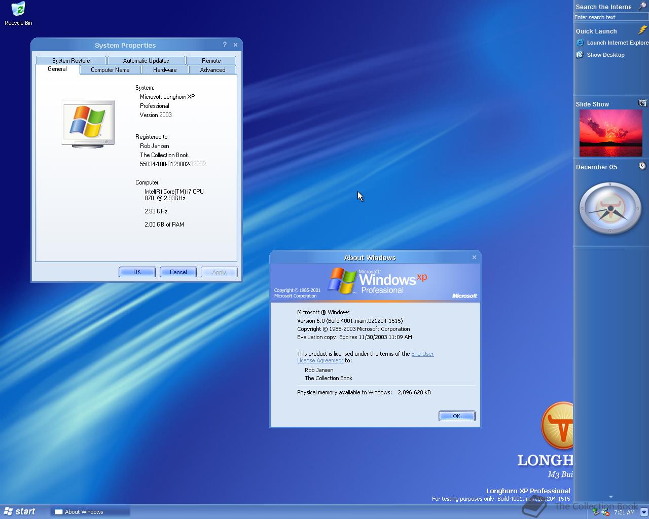 Ядро windows 7. Windows Longhorn 4001. Windows Longhorn build 4001. Лонгхорн виндовс Виста. Windows Longhorn Vista 2007.