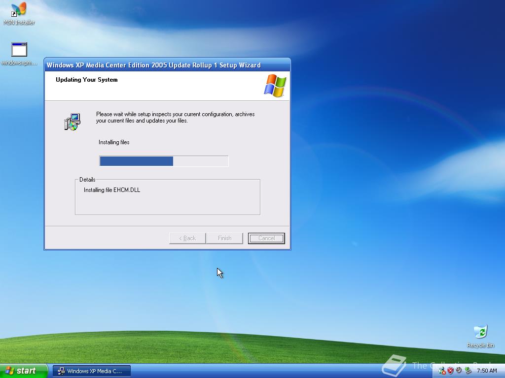 Microsoft Windows XP Media Center Edition 2005, 5.1.2700.2230 - The ...