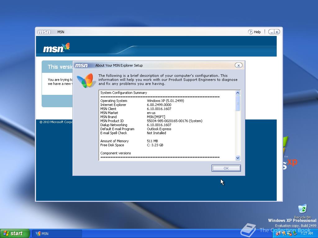 Microsoft Windows XP, 5.1.2499.0 - The Collection Book